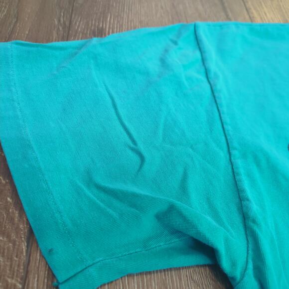 VTG Tequila Shooter Lizard Adult Large Shirt Alcohol Beer Reptile Snake Teal - Picture 3 of 9